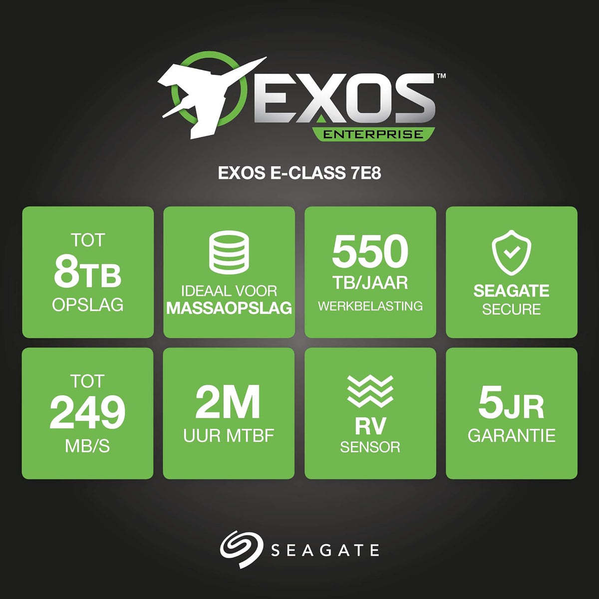 8TB 7200 RPM SATA 6Gb/s 3.5 Internal Enterprise Hard Drive A50942