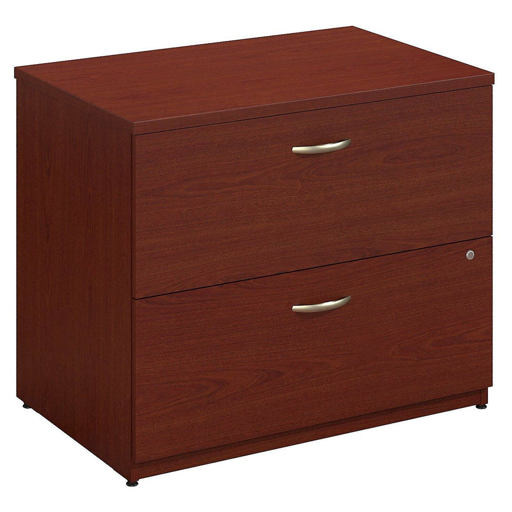 2 Drawer Mahogany Lateral File Cabinet Q94269