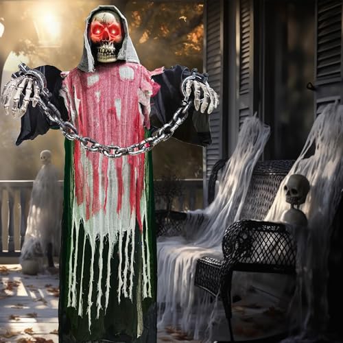 6 Ft Animated Grim Reaper with Sound G585022