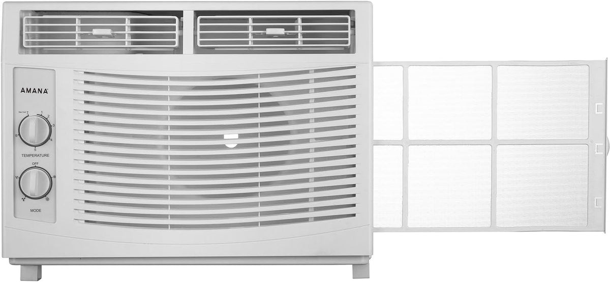 5,000 BTU 115V Window-Mounted Air Conditioner White G272