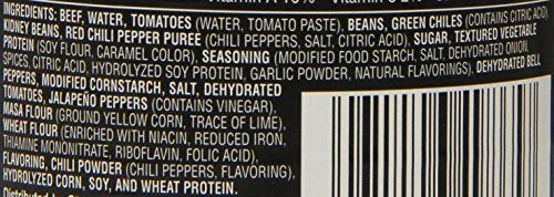 6 Count 15 Ounce Chili with Beans S893