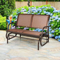 Brown Metal Rocking Chair with Sling Seat N3017