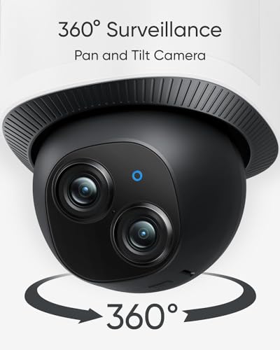 Corded Electric Wireless 2K Dome Security Camera Q88127