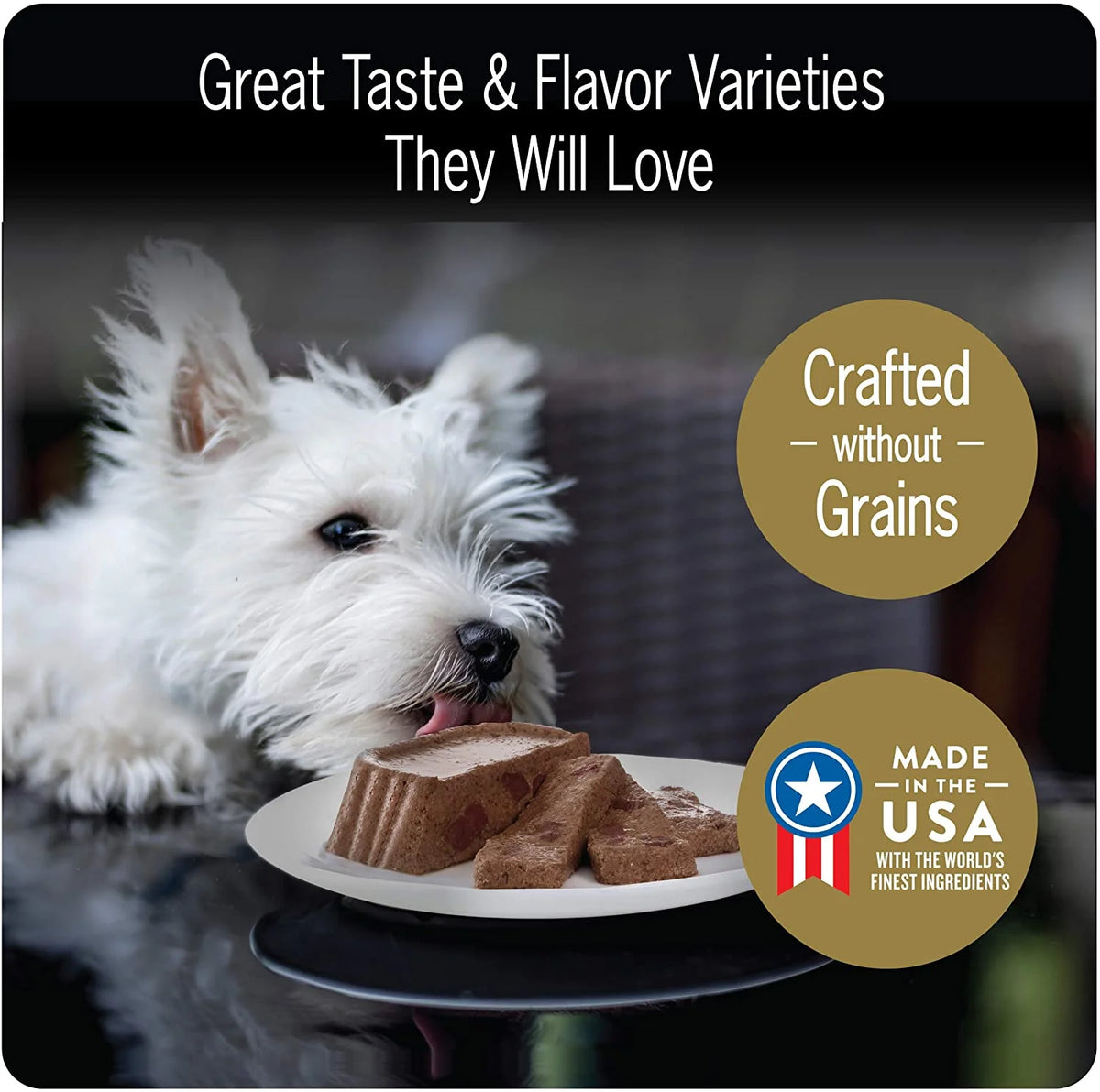 24 Pack 3.5 oz Soft Wet Dog Food Variety Pack Q9992