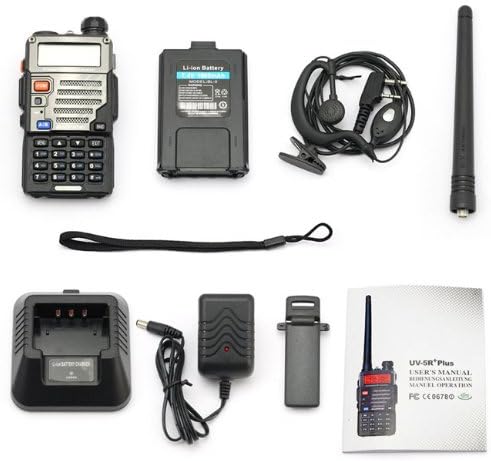 5PCS Dual-Band Handheld Two Way Radio Black H74850