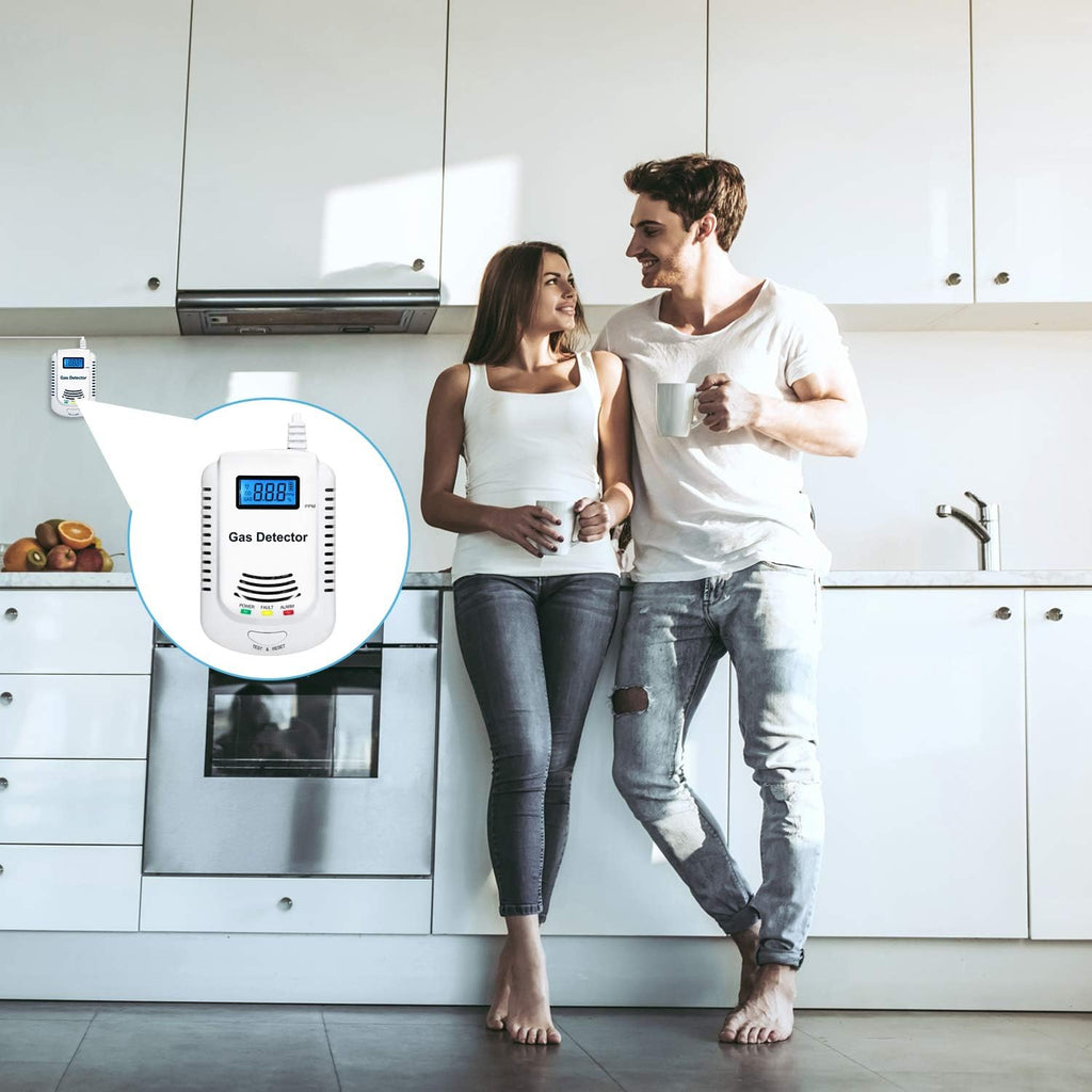 Plug-in Carbon Monoxide and Natural Gas Detector Alarm 2 Pack H69763