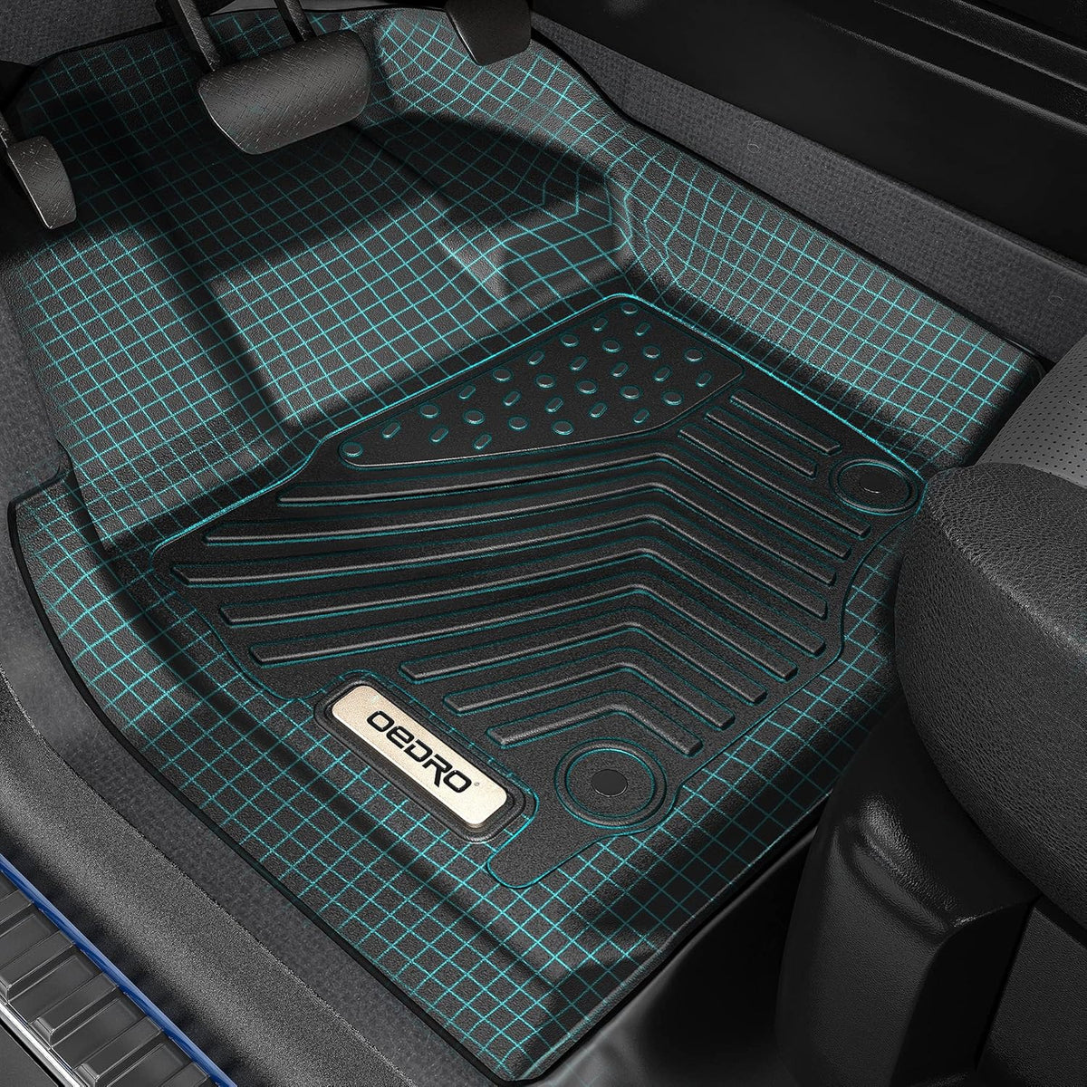 Black TPE Floor Mats & Cargo Liner Set B970