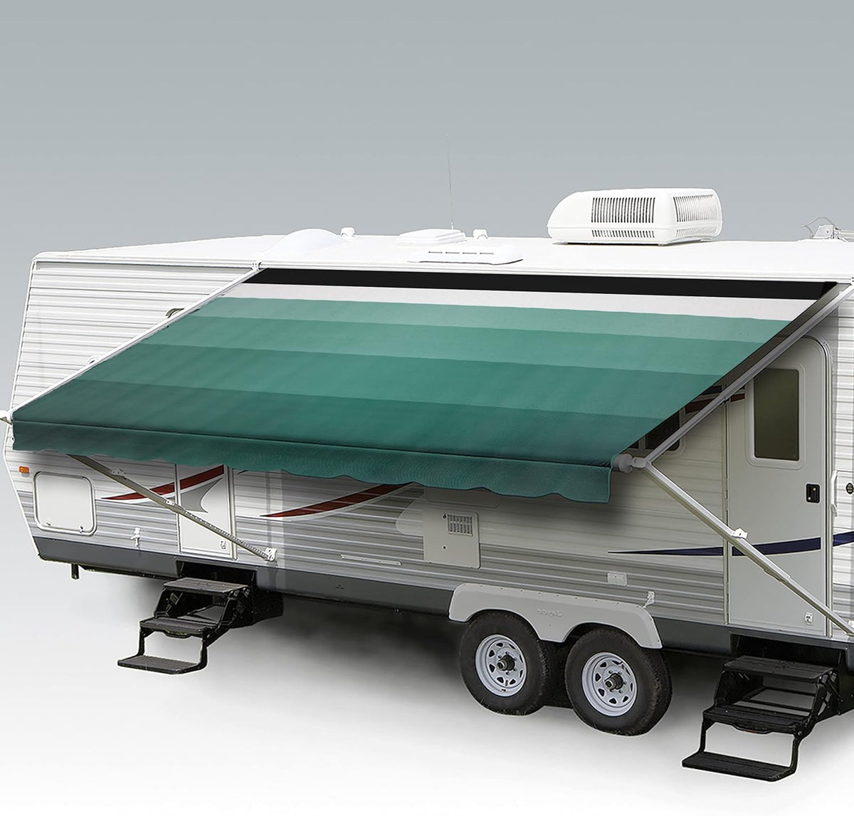 Heavy Duty Weatherproof Vinyl RV Awning Fabric Replacement L244717