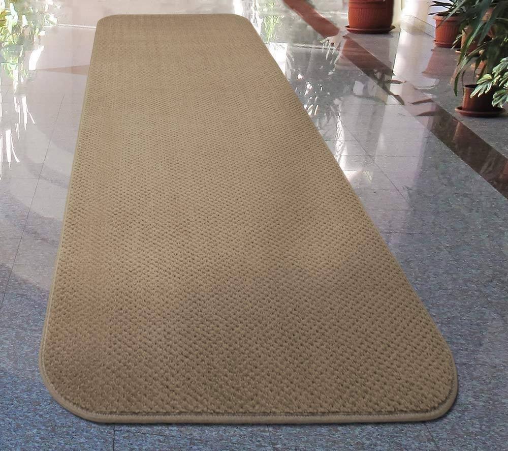 Skid-Resistant Carpet Runner Camel Tan 8 ft. x 36 in. H724