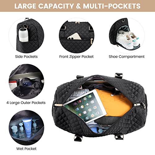 Travel Duffle Bag with Shoe Compartment O822873