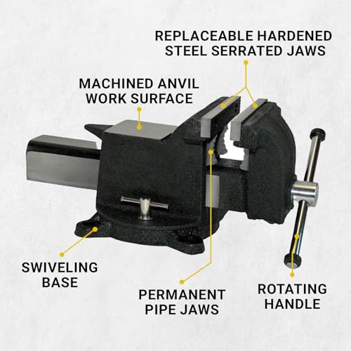 10" Heavy Duty Steel Bench Vise K11603