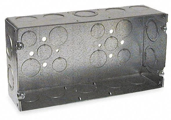 3 Gang Galvanized Steel Electrical Box S65873