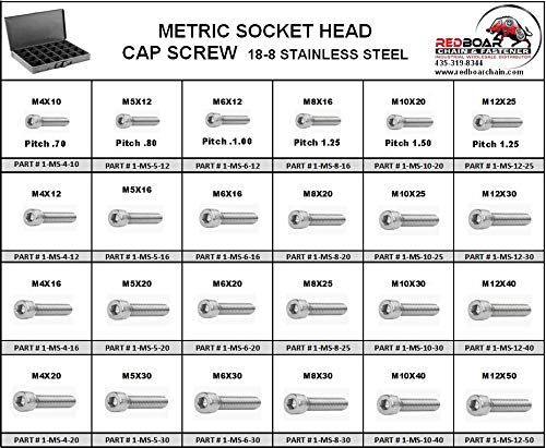 Stainless Metric Socket Head Cap Screws Assortment D199