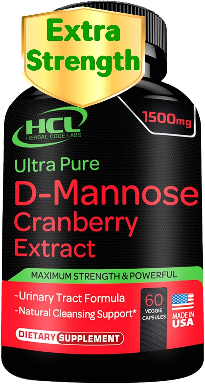 D-Mannose with Cranberry Extract Capsules 1500mg R334761