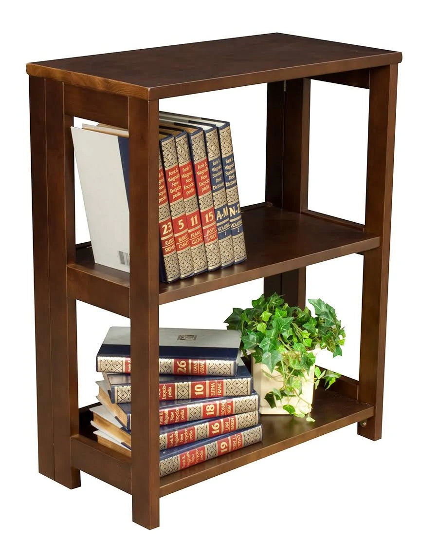 28x22 Folding Bookcase Medium Oak D2288