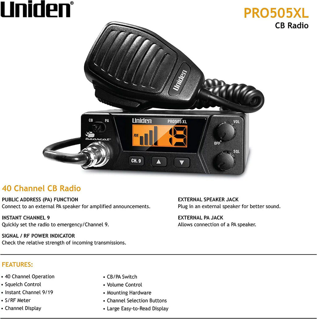40-Channel CB Radio B6943