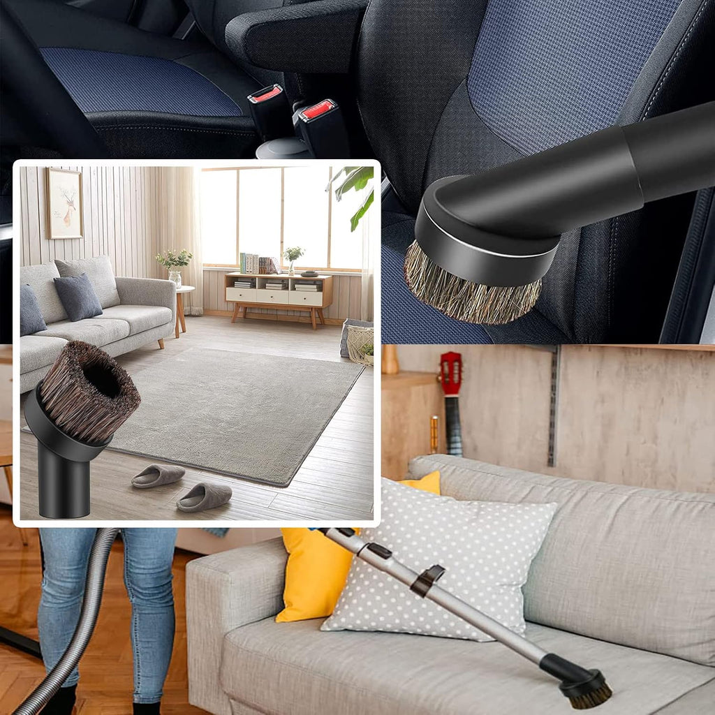 5PCS Vacuum Soft Bristle Round Dust Brush Attachment C4487