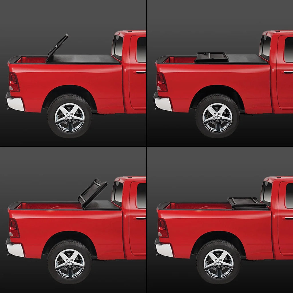 Tri-Fold Adjustable Soft Tonneau Cover O845