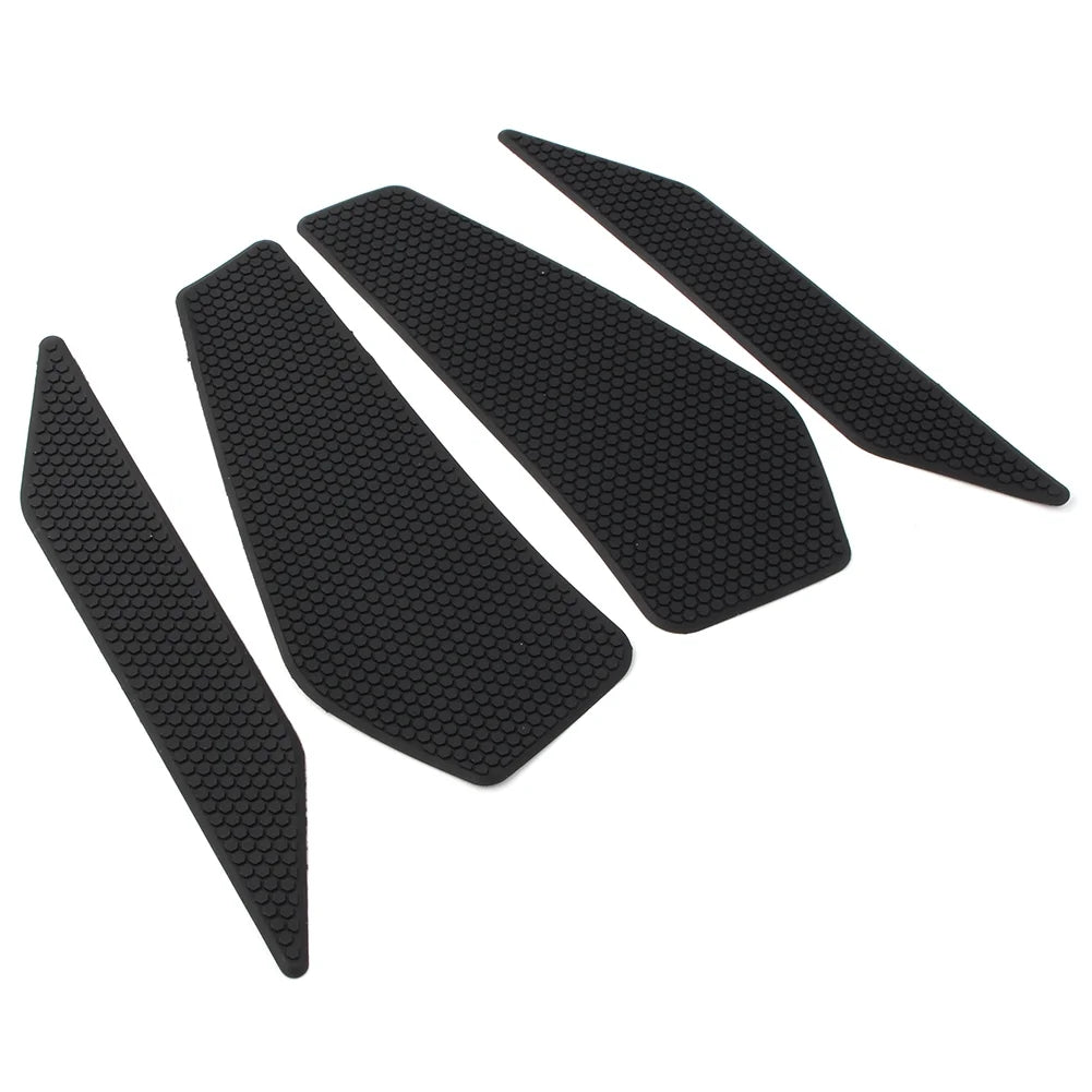 4x Motorbike Side Tank Traction Grips Pads R36794
