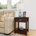 Wooden End Table with Storage Drawer and Shelf C236405
