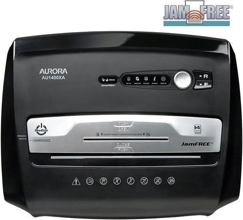 14-Sheet Crosscut Paper Shredder with Pull-Out Wastebasket X330