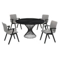 5-Piece Wood Dining Table and Chair Set Z1913