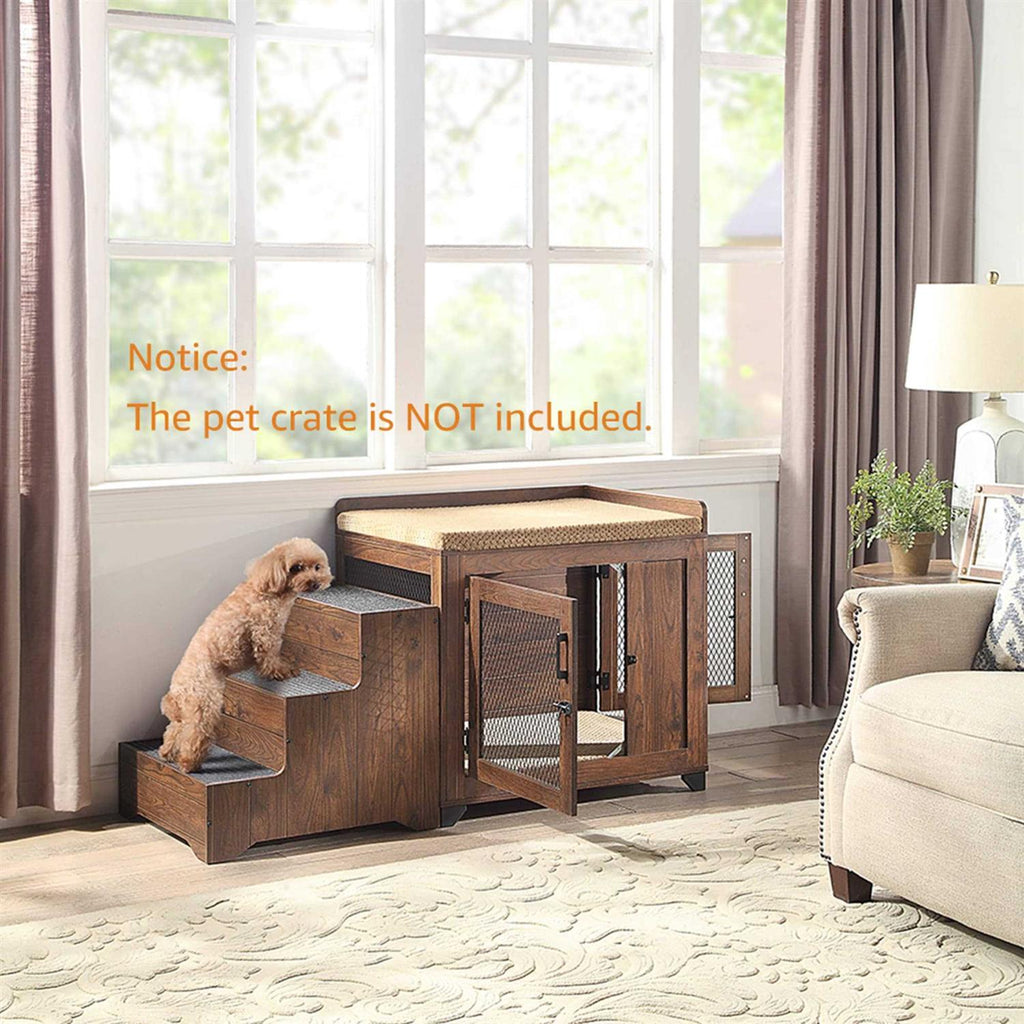Rustic Stairs for Small Dogs and Cats W558