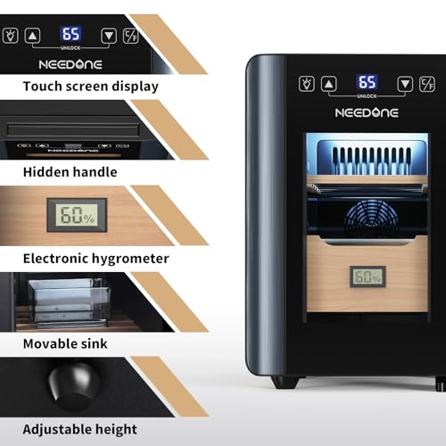 8L Electric Cigar Humidor with Heating and Cooling Z641