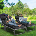 Set of 2 Folding Chaise Lounge Chairs 5-Position G81499