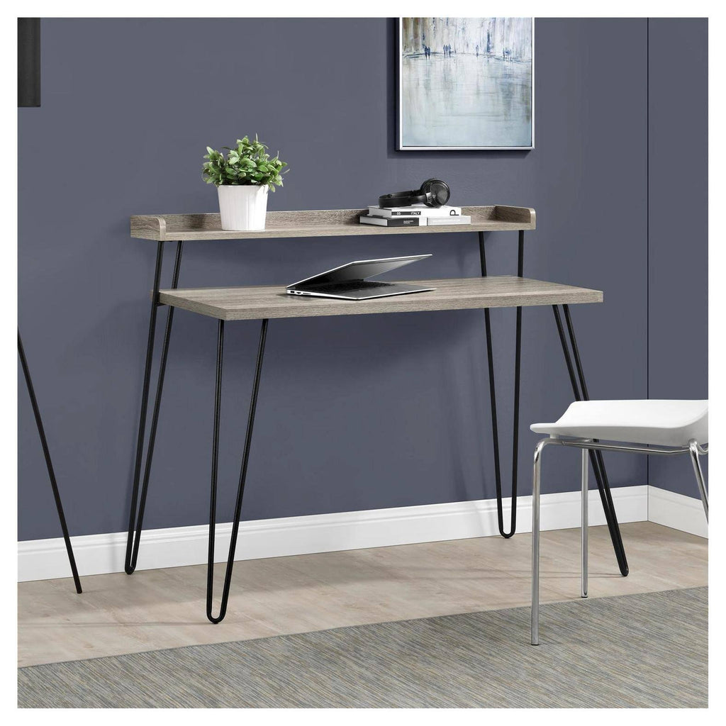 Retro Desk with Riser Sonoma Oak G673899
