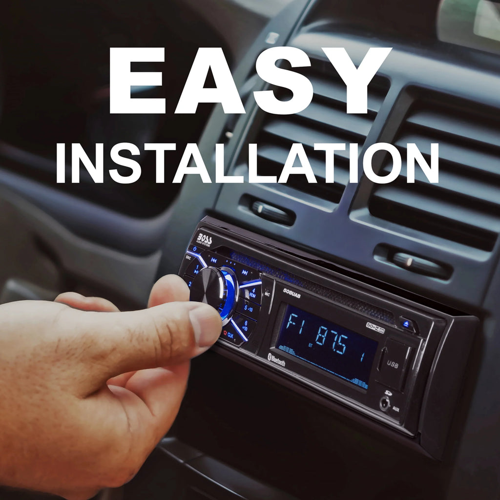 Single Din Car Stereo and Speakers S666