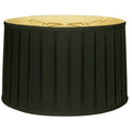 Black Shallow Drum Lamp Shade A697364