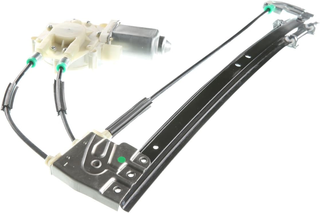 Rear Left Driver Side Power Window Regulator with Motor for BMW E39 528i 540i 1997-1998 Pack of 2 G48463