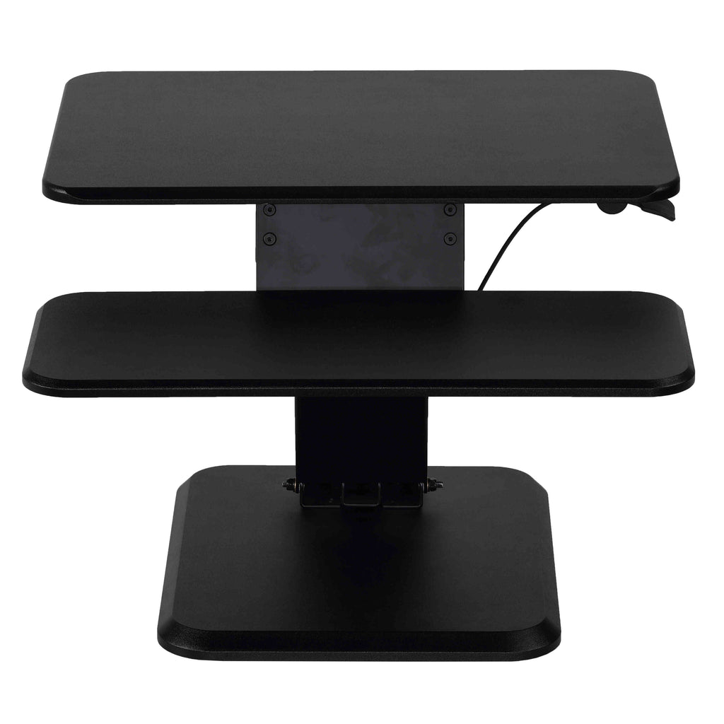 Adjustable Sit to Stand Desktop Monitor Stand, Black E494288