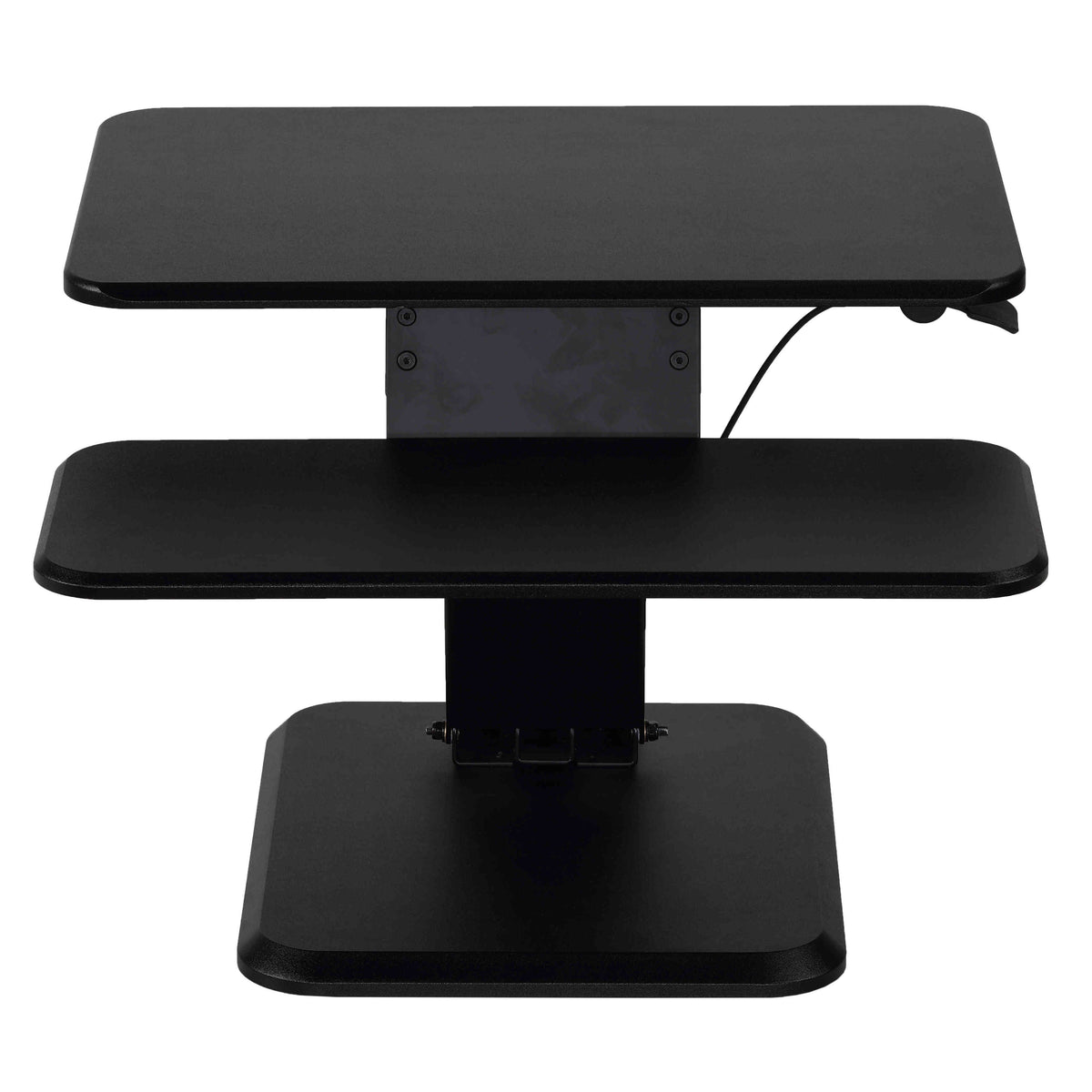 Adjustable Sit to Stand Desktop Monitor Stand, Black E494288