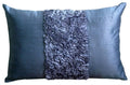 Blue Silk King Pillow Shams 20x36 inch S829233