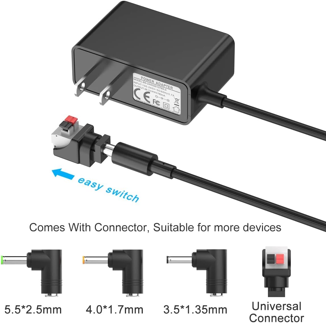 12V External Hard Drive Power Cable C3650