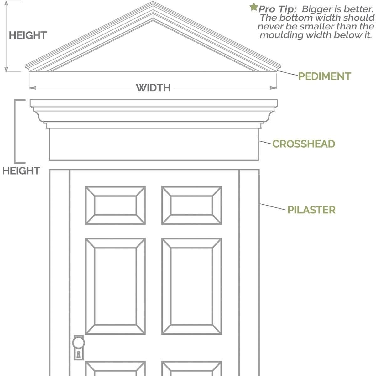 Plain PVC Pilaster (Pair) E2938