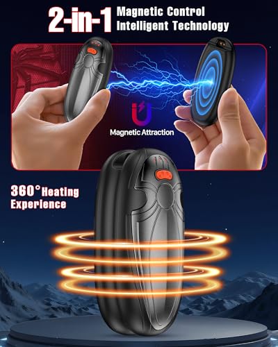2 Pack Rechargeable Electric Hand Warmers with Charging Case N92607