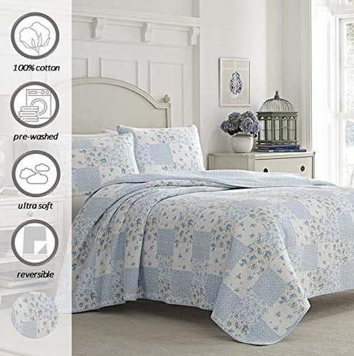 Ultra Soft 3 Piece Full/Queen Quilt Coverlet J304016