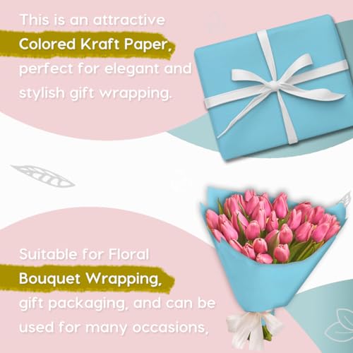 Brown Kraft Paper Roll 70GSM 50LB X5536