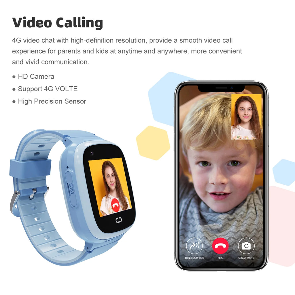 4G Smartwatch with SIM Slot, IP67 Waterproof B73335