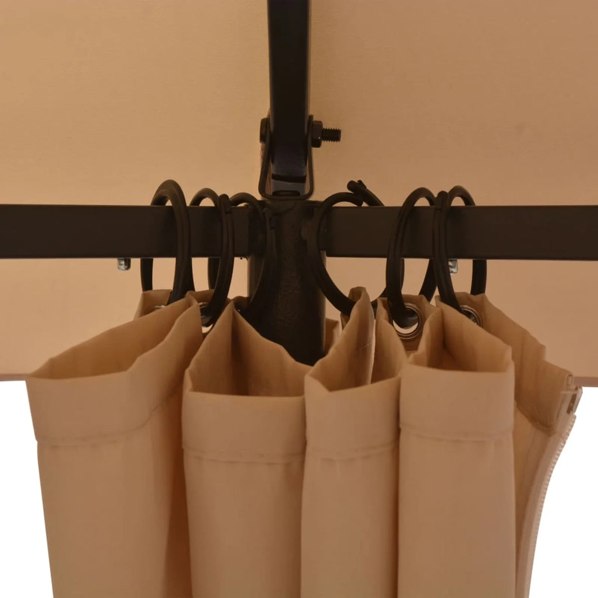 Garden Marquee Pavilion Tent with Curtains 11' 9"x8' 8" R657