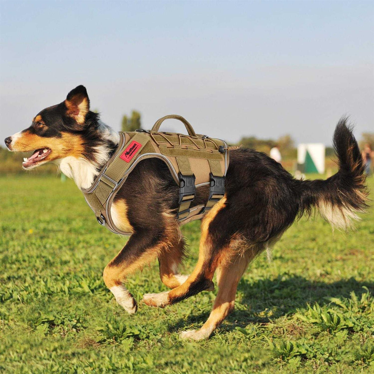 Tactical Dog Harness Reflective No Pull with Handle B84486