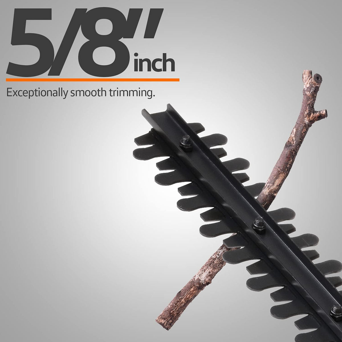 17-Inch Cordless Electric Hedge Trimmer Pack of 2 H307094