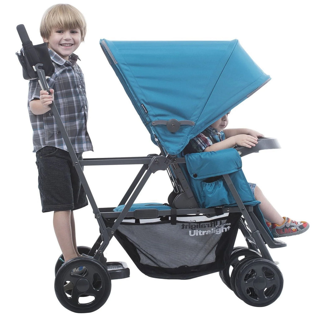 Black Stand-On Tandem Stroller U385152