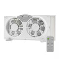 White 3-Speed Digital Window Fan with Remote Control V932384