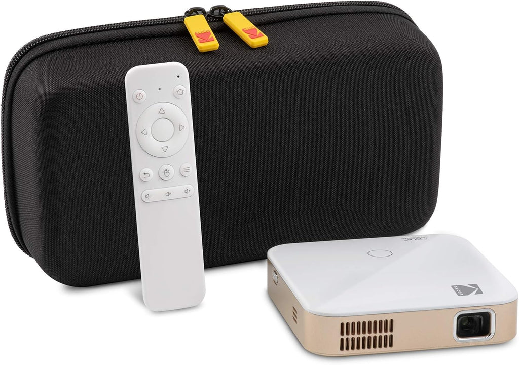 Pocket Projector with Built-in Speaker and EVA Travel Case W43044