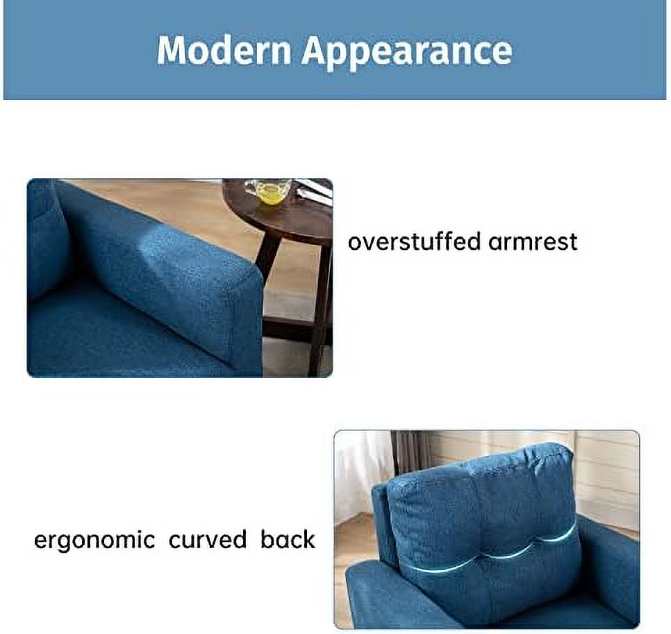 Yellow Upholstered Tufted Accent Chair A911
