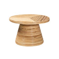 Natural Rattan and Mahogany Wood Coffee Table V606226